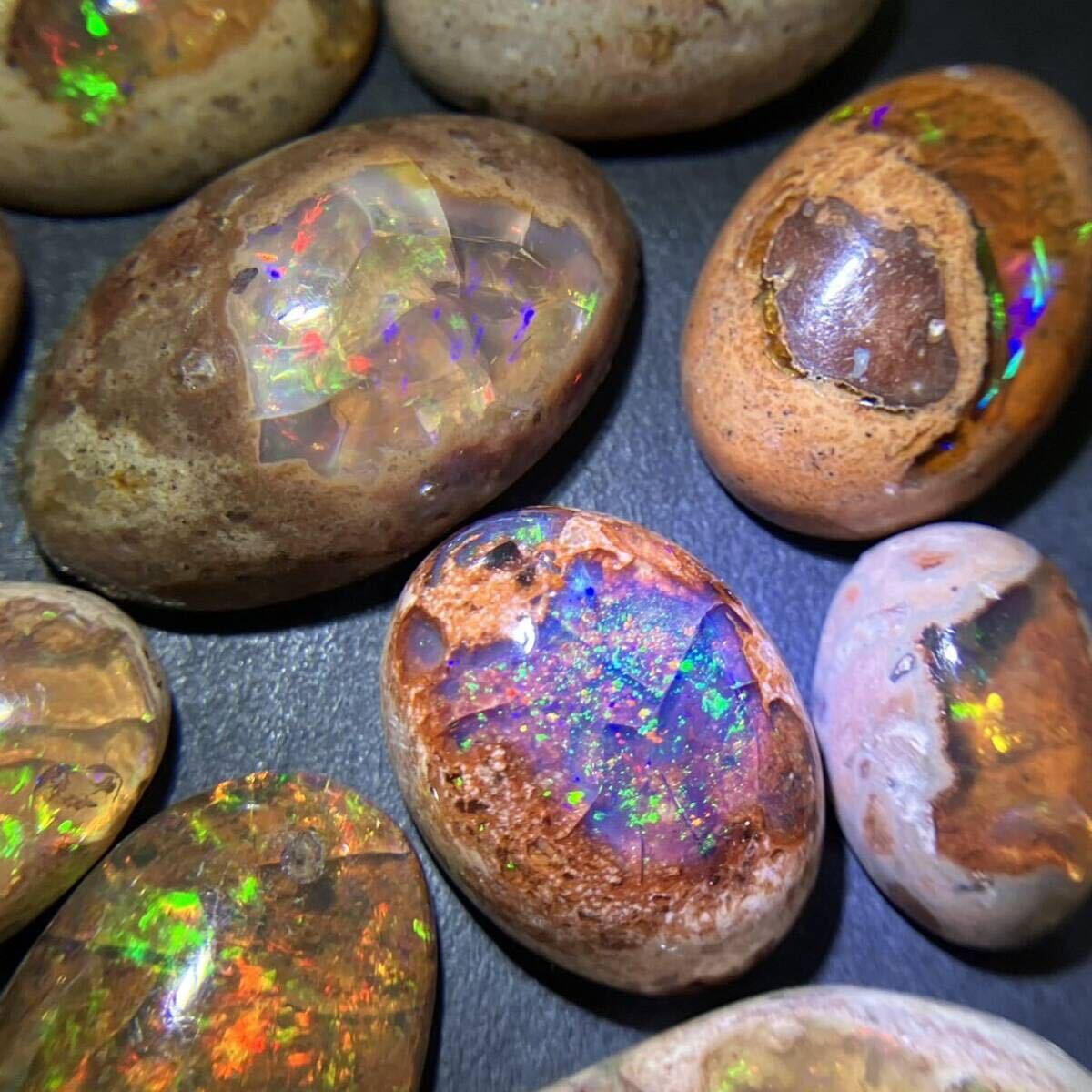 * natural can tera opal 11 point . summarize 75ct*M approximately 15g loose unset jewel gem jewelry . color rainbow cantera opal jewelry