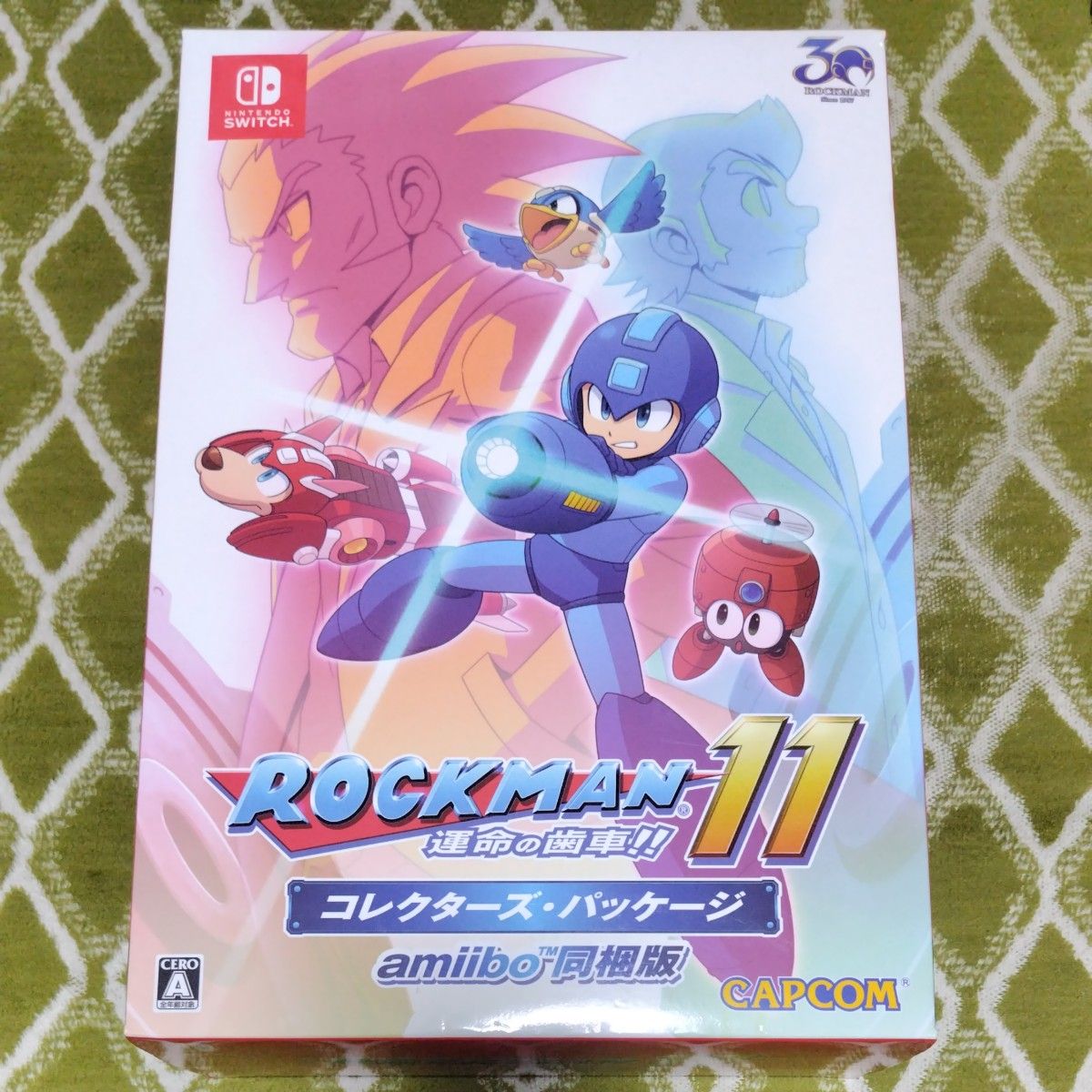 【Switch】 ロックマン11 運命の歯車!! [コレクターズ・パッケージ amiibo同梱版] ソフトのみ欠品