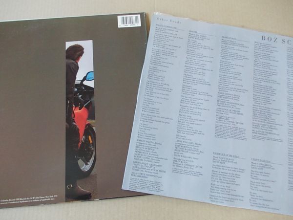 P3788　即決　LPレコード　ボズ・スキャッグス　BOZ SCAGGS『OTHER ROADS』　輸入盤　US盤_画像2