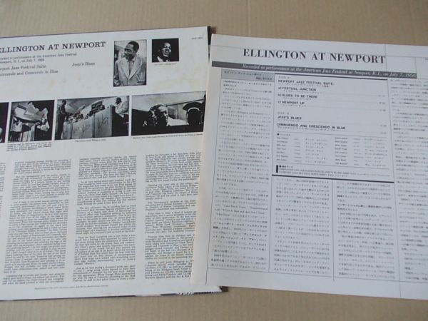 P7876　LPレコード　デューク・エリントン『エリントン・アット・ニューポート’56』帯付　国内盤_画像2