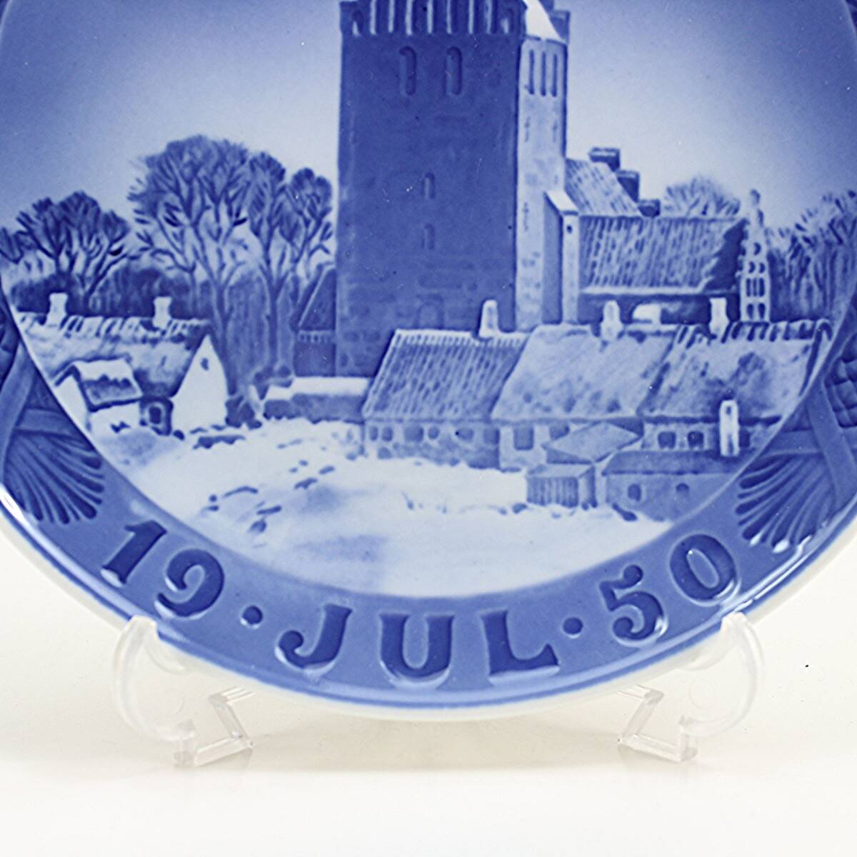 1950年 ロイヤルコペンハーゲン イヤープレート 「ボーズランド教会」 北欧 デンマーク の 陶磁器 wwww8