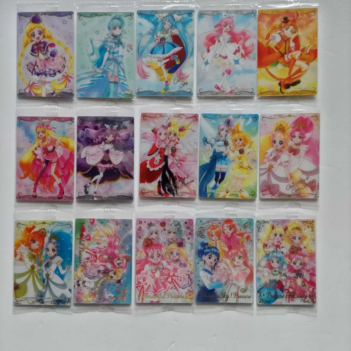  Precure card wafers 9 15 kind 15 pieces set Dub . none 