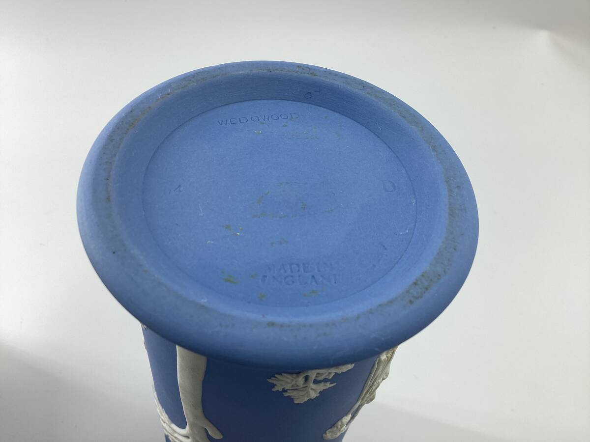 【1372】1円 WEDGWOOD ウェッジウッド ジャスパー イヤープレート 洋食器 飾り皿 小皿 花瓶 一輪挿し 陶器 まとめ クリスマス 1996の画像9