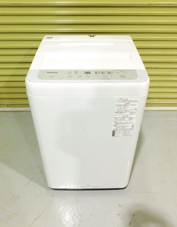 Panasonic パナソニック 洗濯機 NA-F5B1 2022年製 5キロ 直接引取可 gtt2404006_画像2