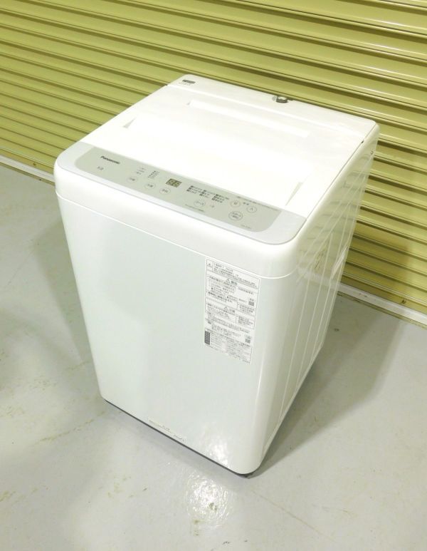 Panasonic パナソニック 洗濯機 NA-F5B1 2022年製 5キロ 直接引取可 gtt2404006_画像1