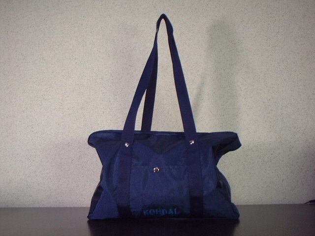 *. large school bag navy blue used type.