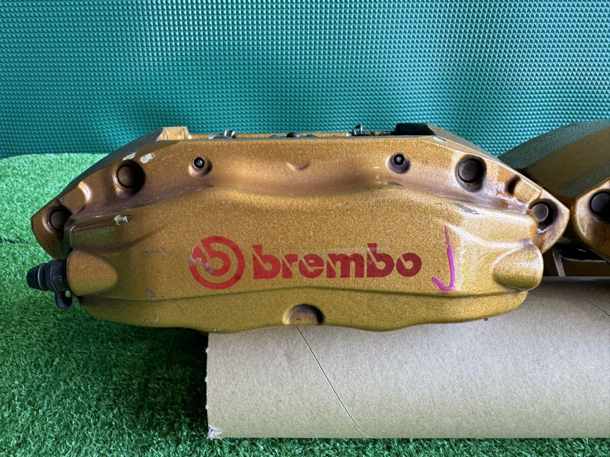  Nissan Fairlady Z Z33 эпоха Heisei 20 год BREMBO F4POT передний суппорт "Brembo" б/у 