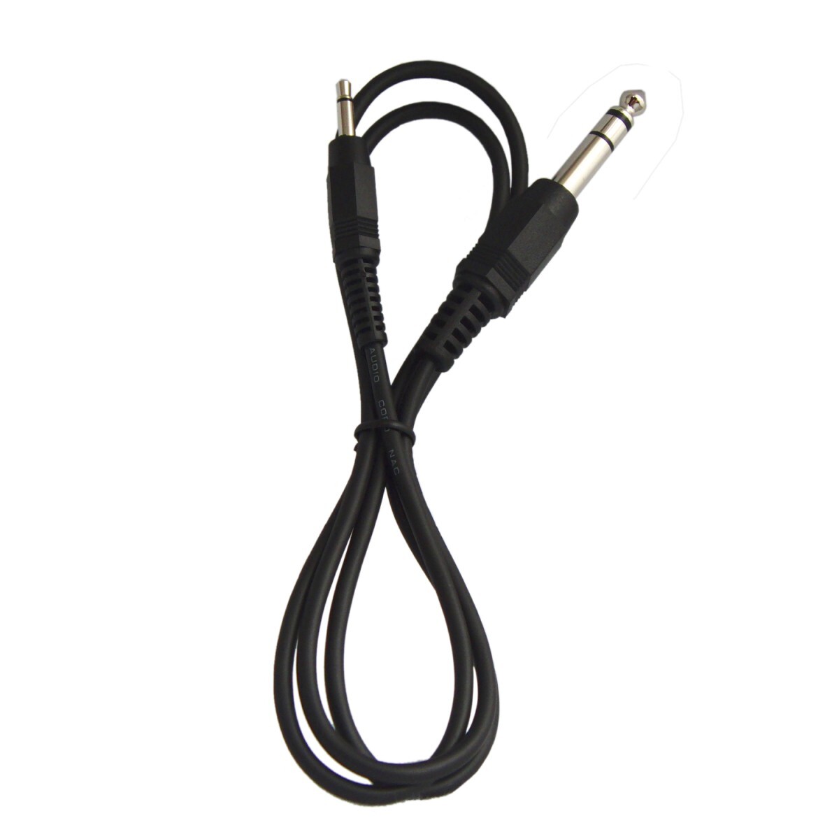  audio conversion cable 3.5mm monaural Mini plug ( male ) - 6.3mm stereo standard plug ( male ) 1m VM-MS6-1m