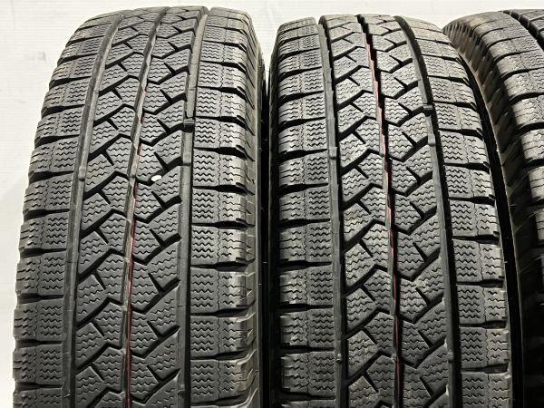 現品限り 即納4本 2019年製造 約8分山程度 ブリヂストン ブリザック VL1 195/80R15 107/105L LT 195/80-15 107/105L LT ハイエース等 3010_画像3