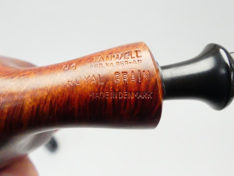 z748 喫煙具 STANWELL スタンウィル Royal Grain デンマーク パイプ モデル969-48 重さ46.7g_画像10