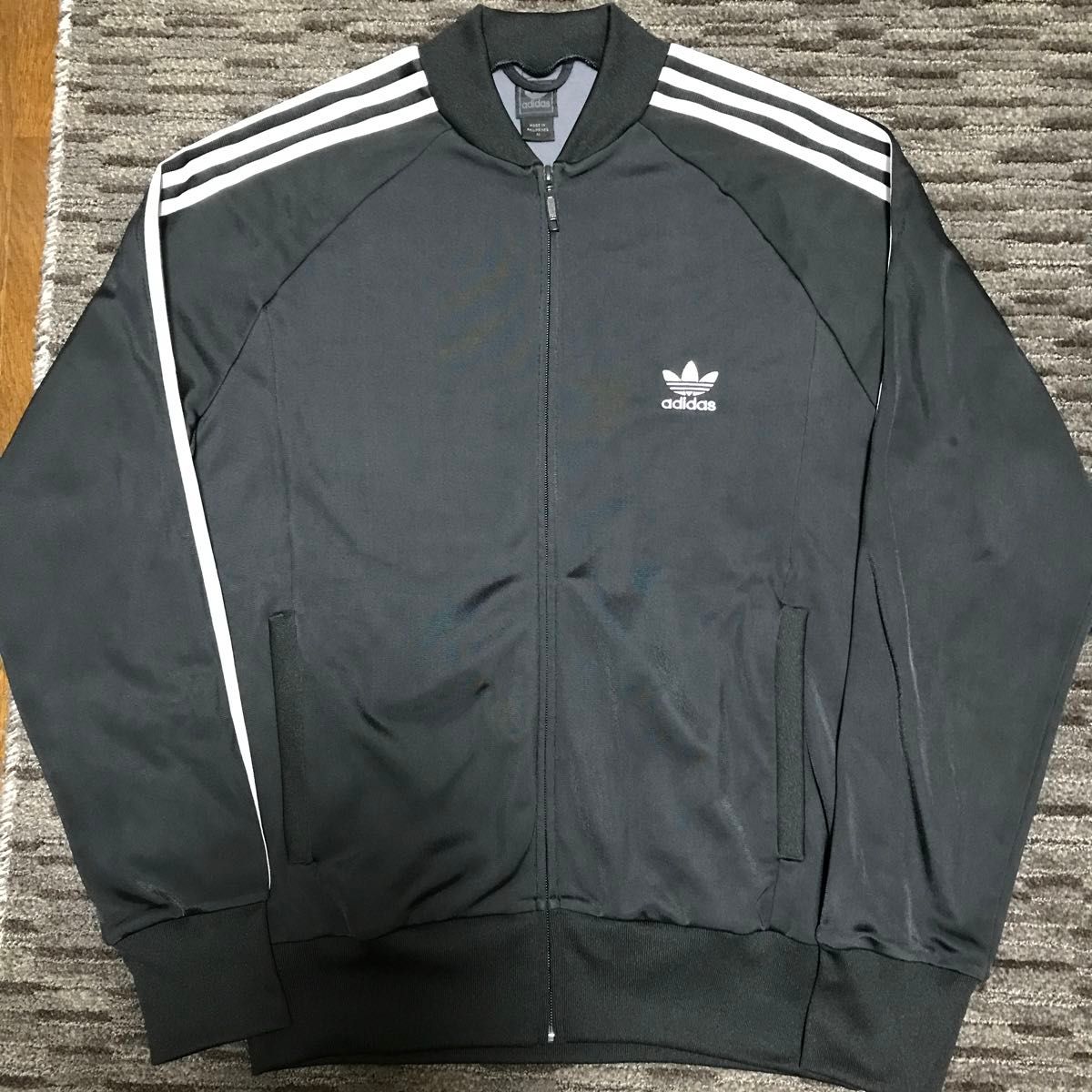 人気激安 adidas ATP復刻 表記 アディダス US規格SSTトラックトップ 黒×白 その他