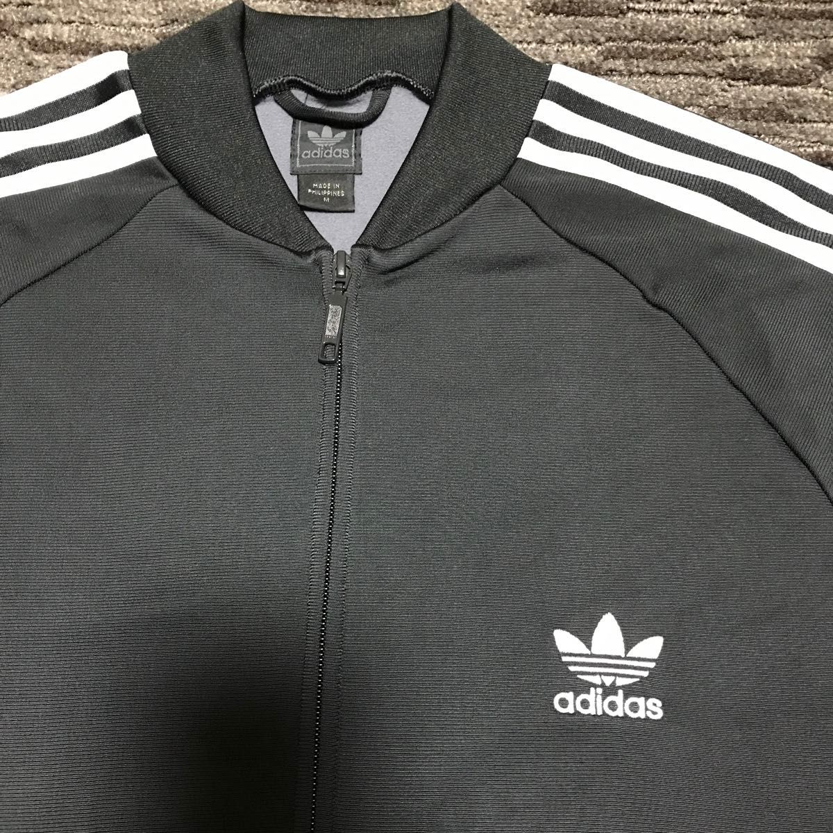 【着後レビューで 送料無料】 adidas ATP復刻 表記 アディダス US規格SSTトラックトップ 黒×白 その他