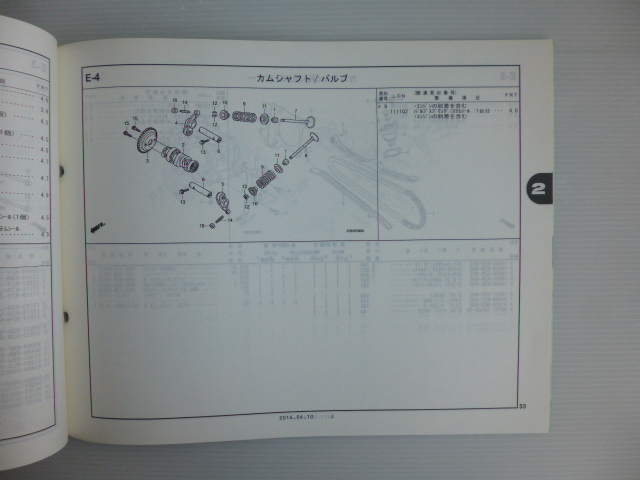 ホンダPCX150パーツリストWW150F/G/H/SH（KF18-1000001～)3版送料無料