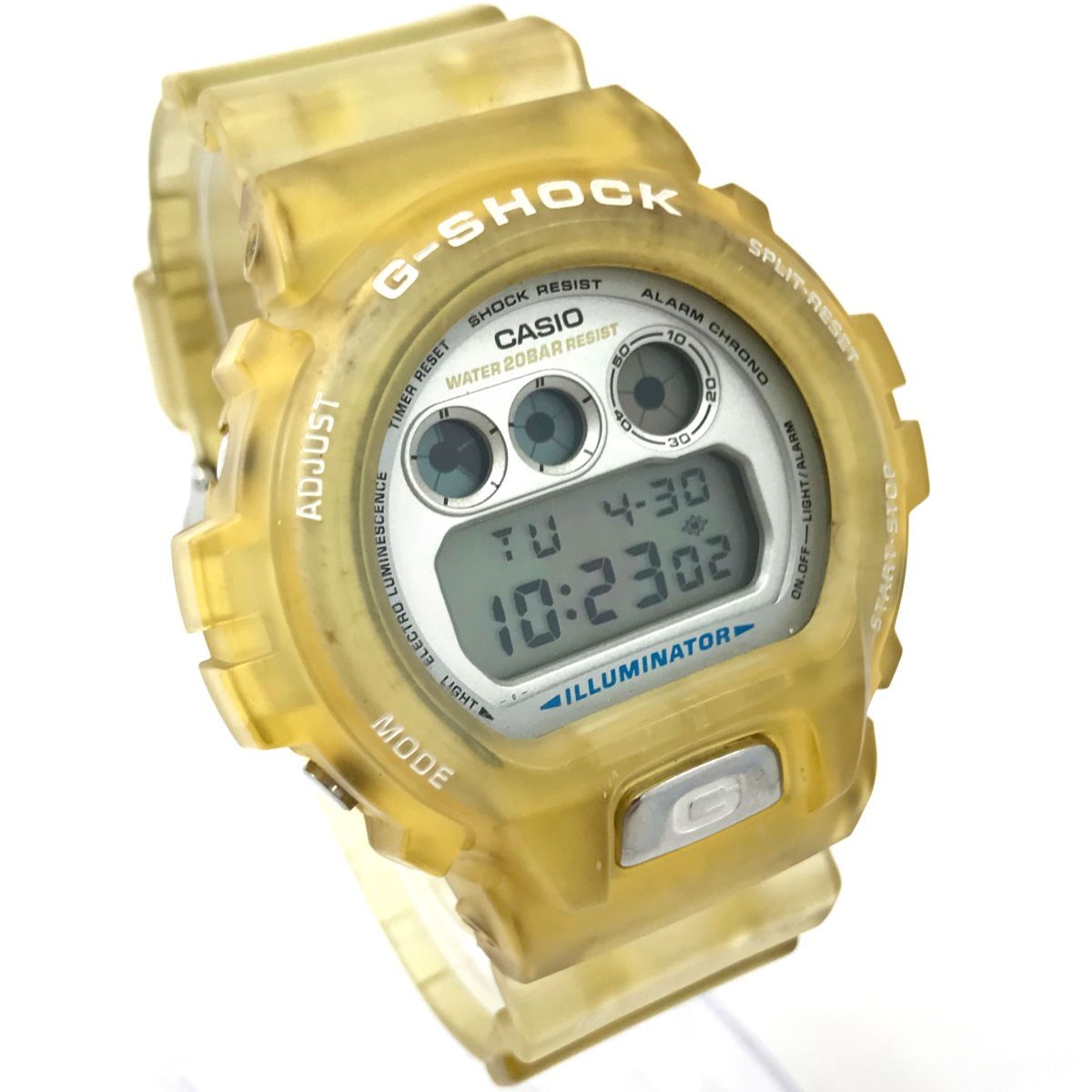 CASIO カシオ G-SHOCK ジーショック 1998年 フランス ワールドカップ 記念モデル 腕時計 DW-6900WF-7T クオーツ 三つ目 動作OK 箱付の画像4