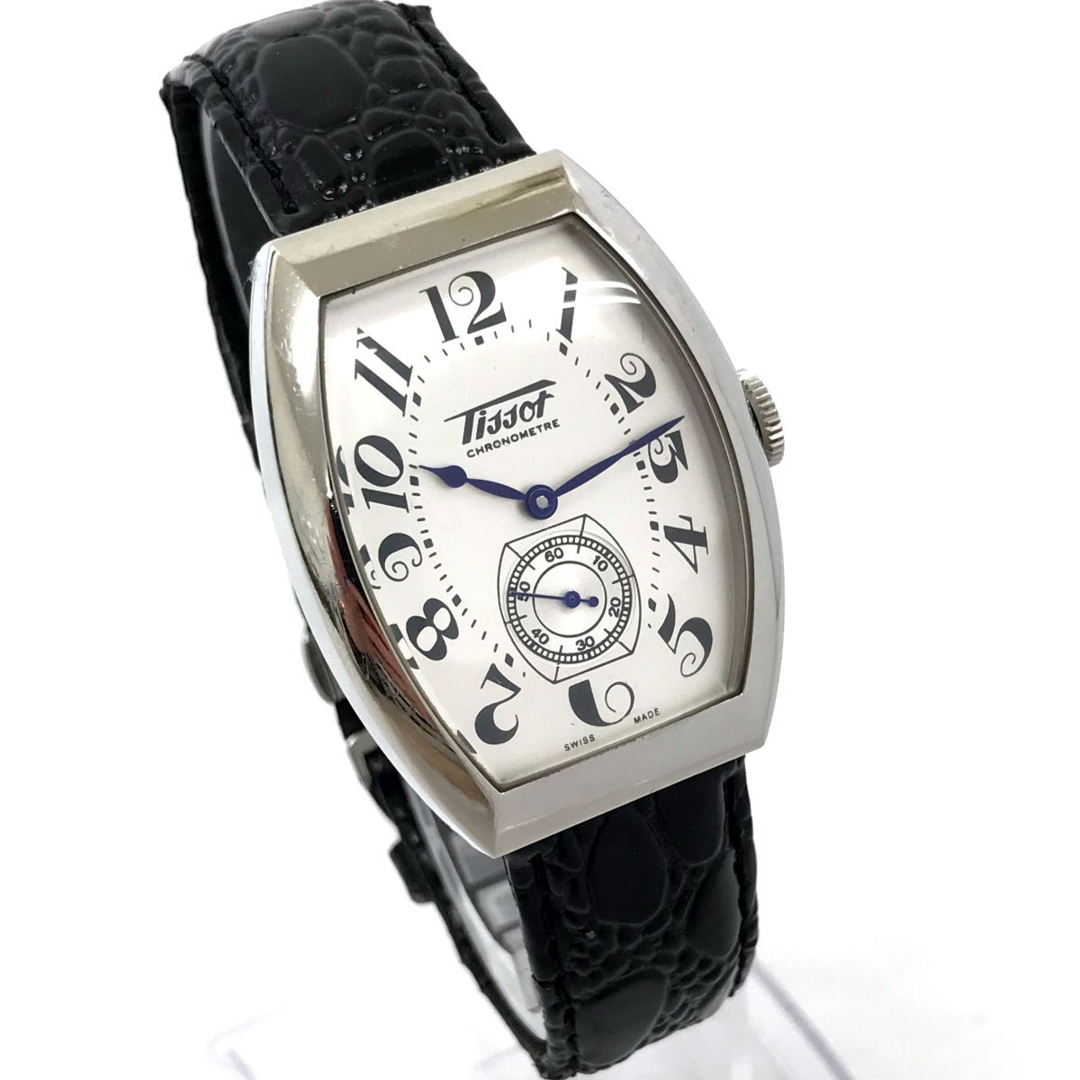 TISSOT ティソ Porto ポルト 世界限定1925本 復刻モデル 腕時計 T66.1.626.32 手巻き 機械式 クロノメーター コレクション 動作確認済みの画像4