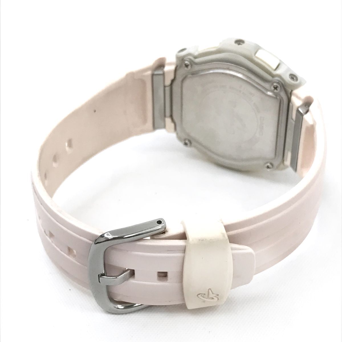  прекрасный товар CASIO Casio BABY-G baby G наручные часы BG-73 кварц дыра teji раунд симпатичный модный розовый календарь батарейка заменен рабочее состояние подтверждено 
