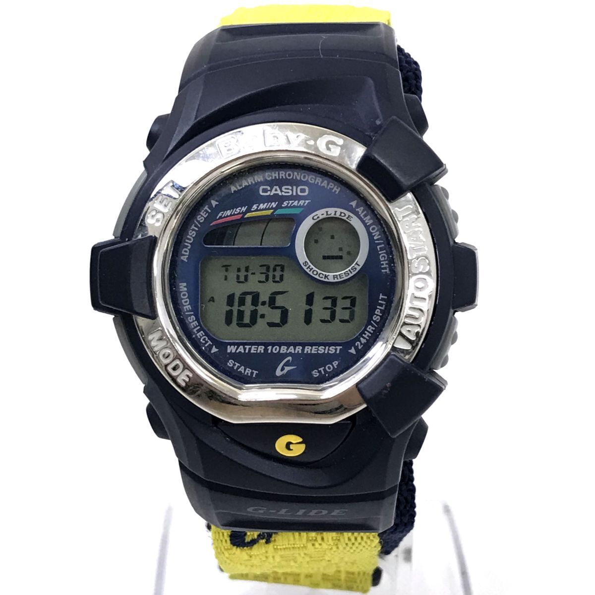 CASIO Casio Baby-G baby G Bay Be ji-G-LIDE наручные часы BGX-170 кварц цифровой раунд коллекция батарейка заменена работа OK