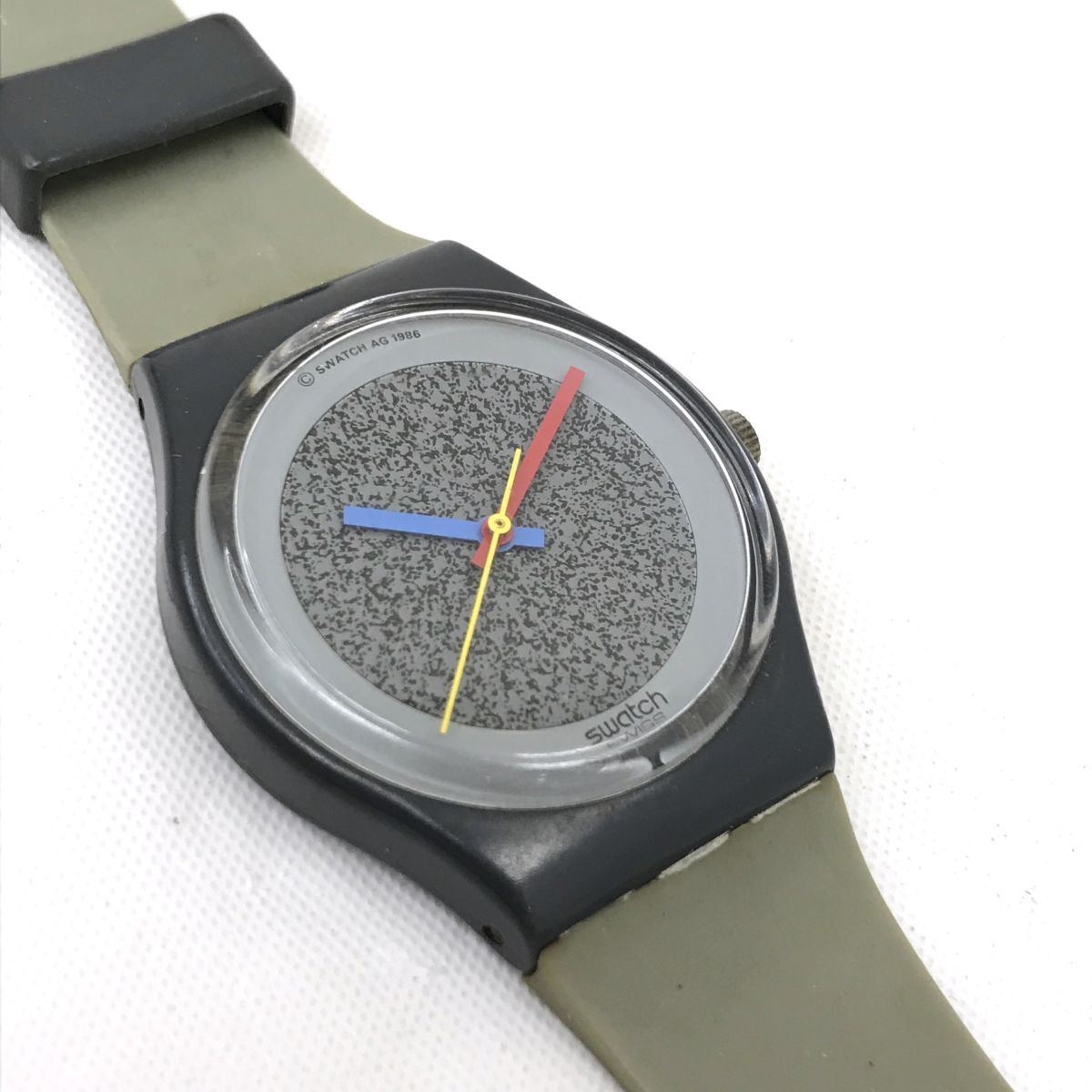 Swatch Swatch наручные часы кварц коллекция collector модный простой casual легкий легкий раунд батарейка заменен рабочее состояние подтверждено 