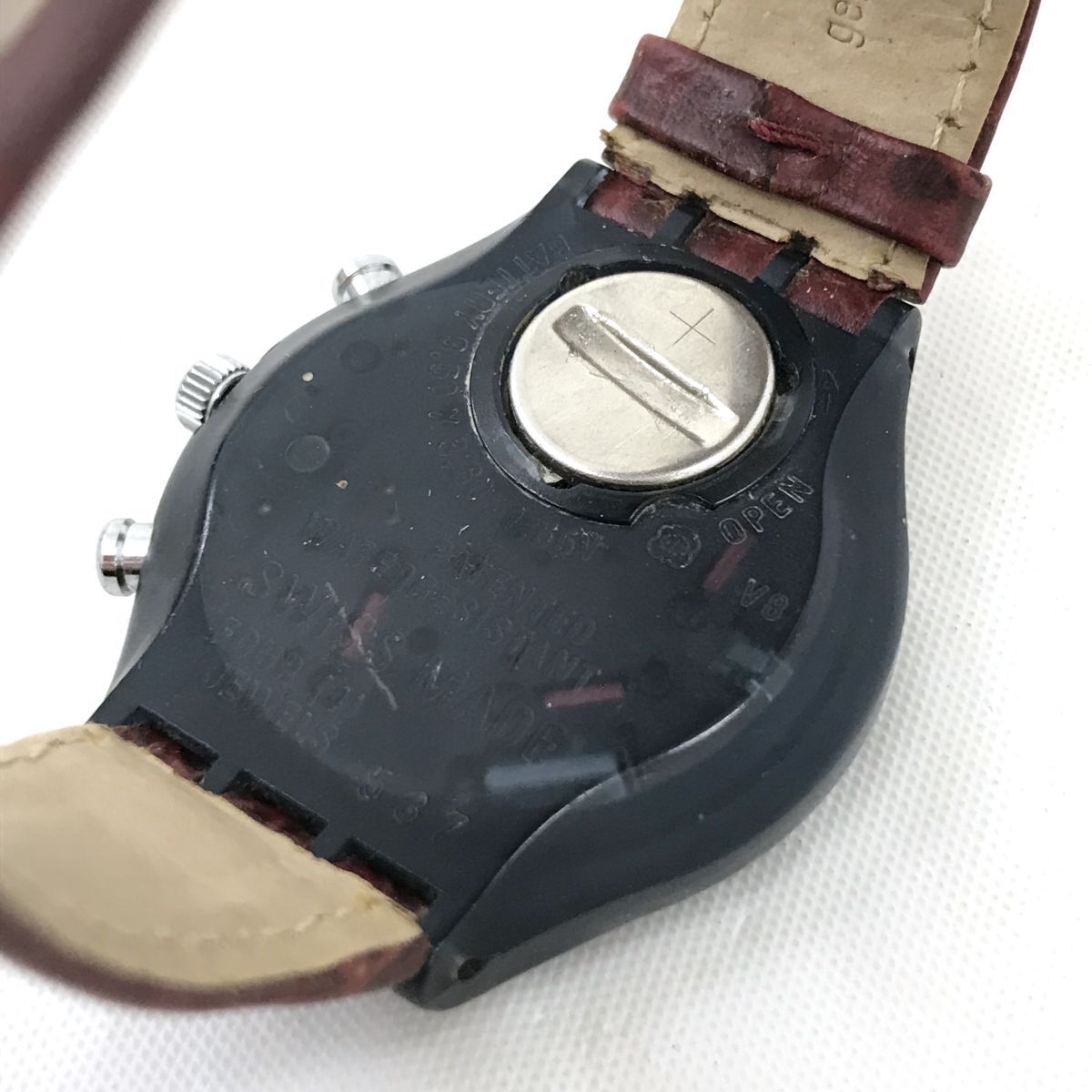 Swatch Swatch наручные часы кварц хронограф коллекция collector модный .. хороший casual легкий батарейка заменен рабочее состояние подтверждено 