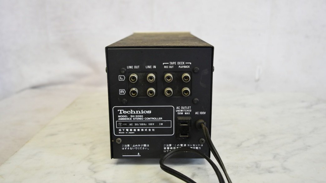 K●【現状品】Technics SH-3060 ステレオアンビエンスコントローラ テクニクスの画像5