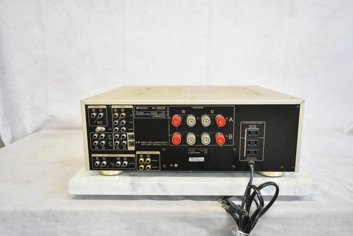 K●【ジャンク】SANSUI AU-a607XR プリメインアンプ サンスイ_画像6