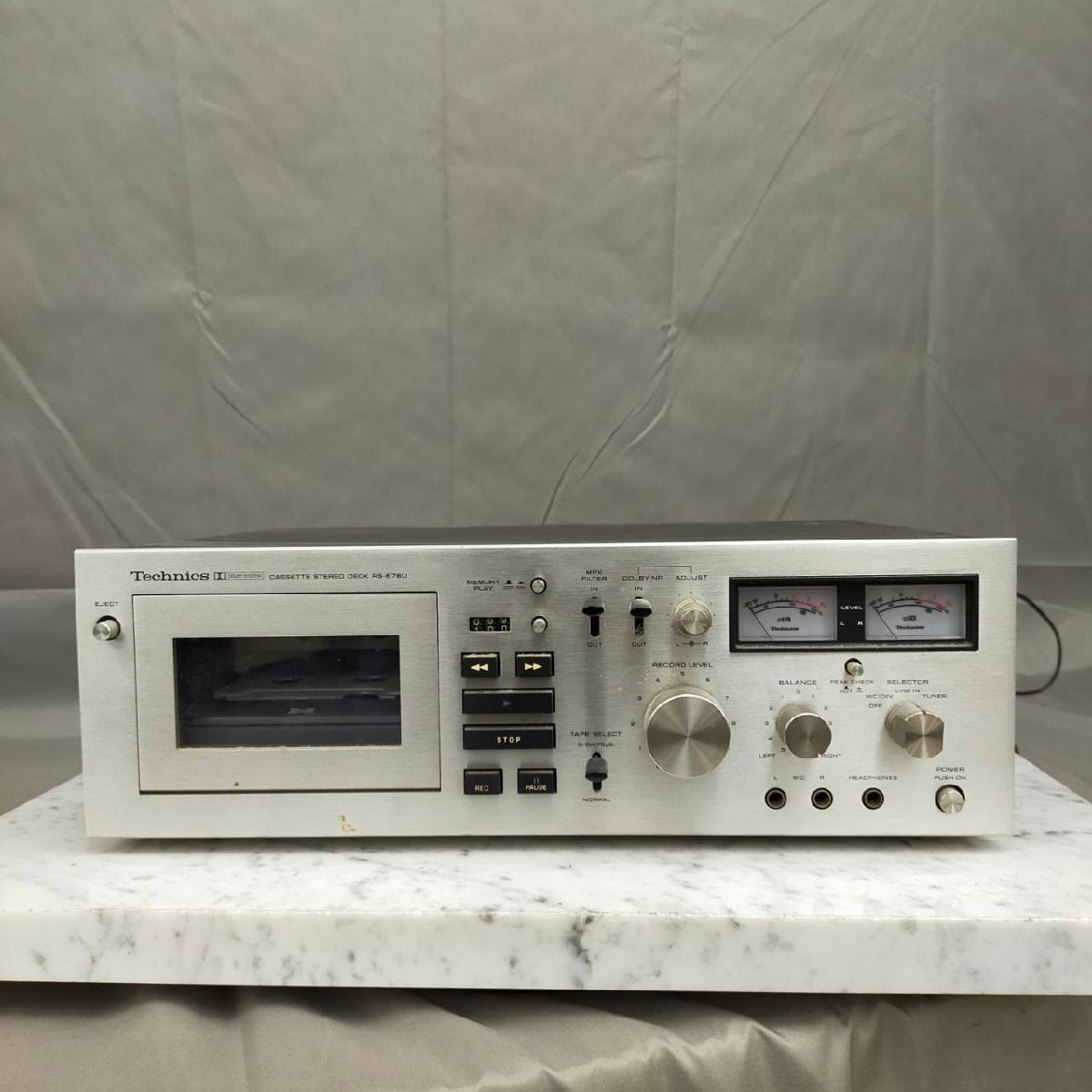 T8027*[ Junk ]Technics Technics RS-676U cassette deck 