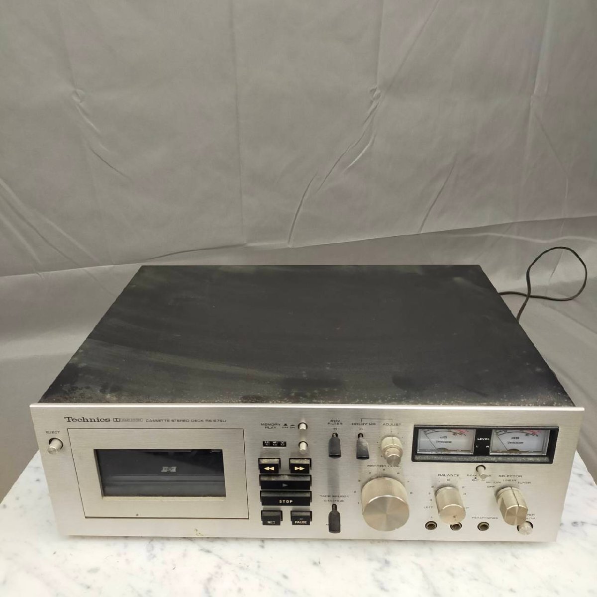 T8027*[ Junk ]Technics Technics RS-676U cassette deck 