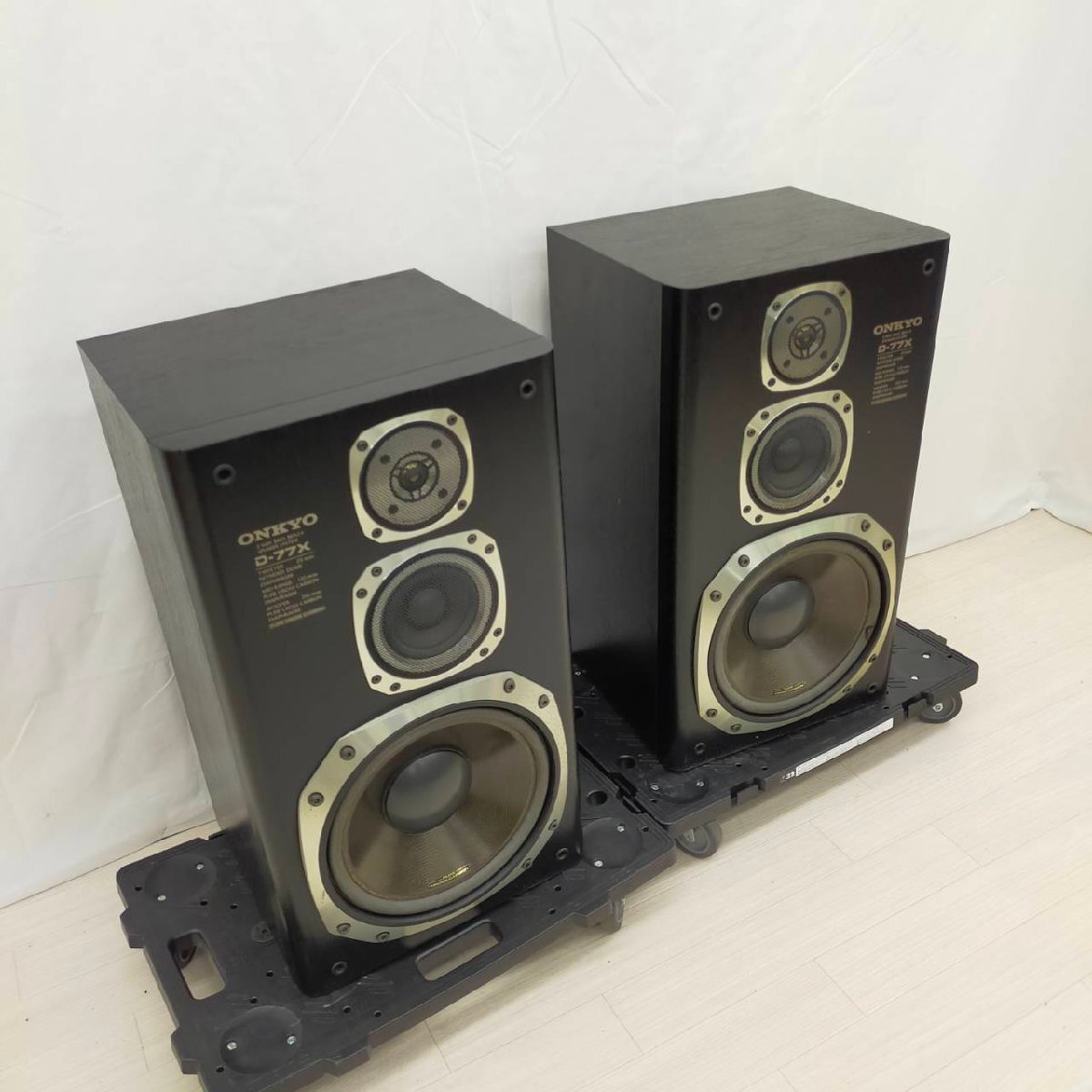 T8037*[ used ][2 mouth ]ONKYO Onkyo D-77X speaker pair 