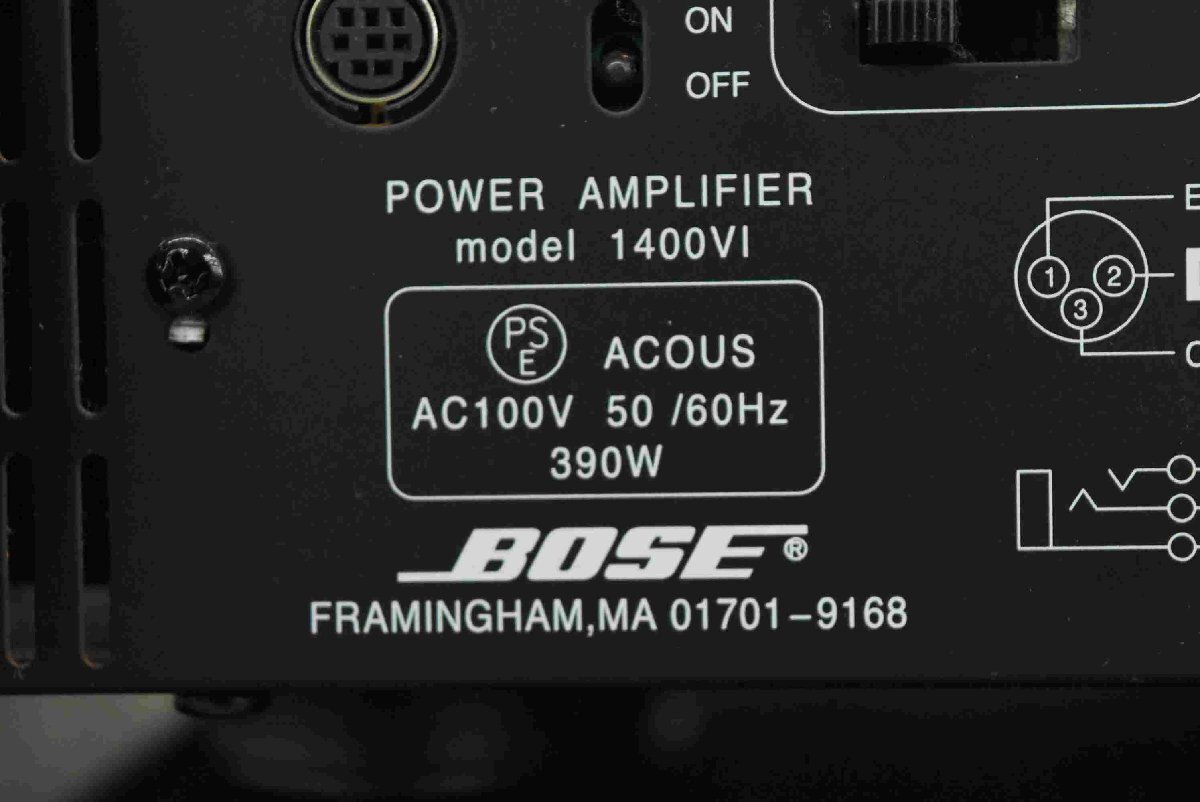 F*BOSE Bose двойной усилитель мощности 1400VI * б/у *