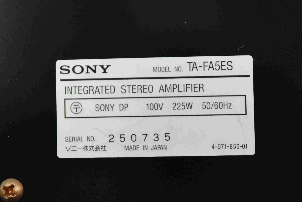 F*SONY Sony TA-FA5ES основной предусилитель * б/у *