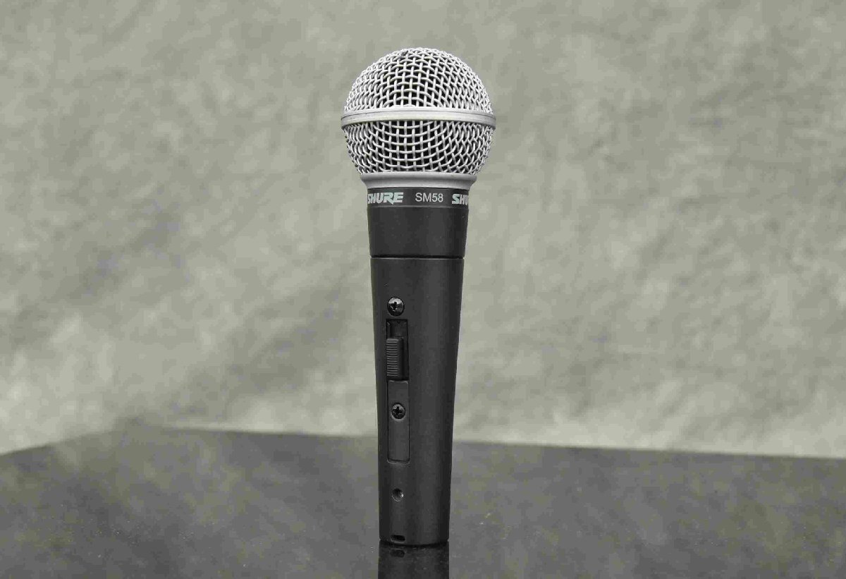 F*SHURE Sure -SM58 electrodynamic microphone * used *