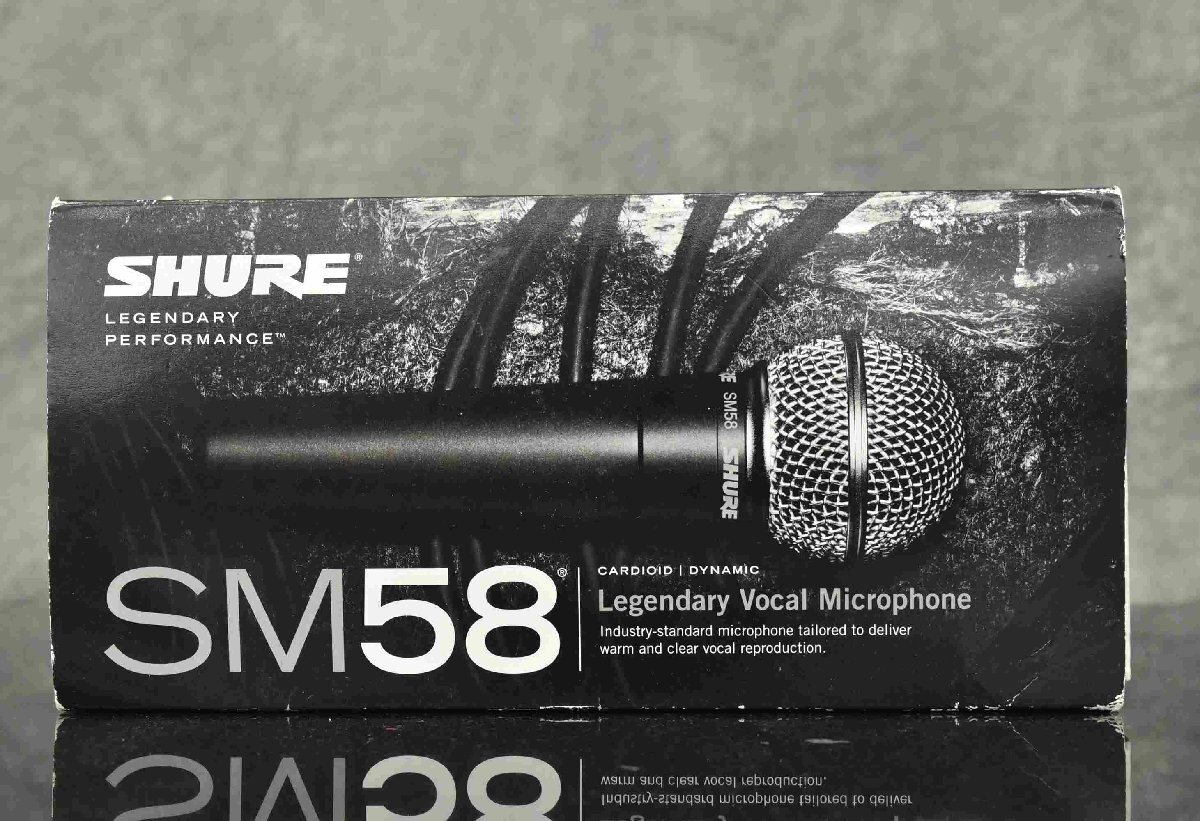 F*SHURE Sure -SM58 electrodynamic microphone * used *