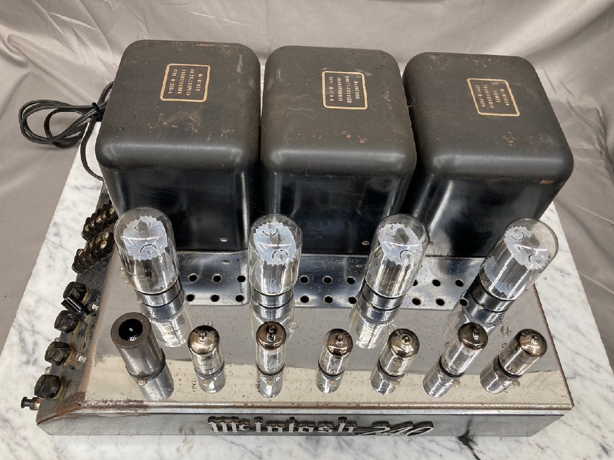 T7903*[ Junk ]McIntosh Macintosh MC240 vacuum tube power amplifier 