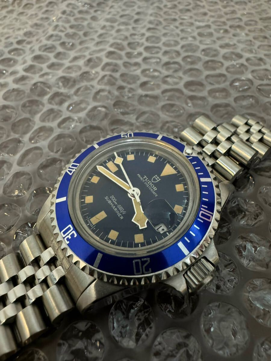  Tudor TUDOR Submarine Ref.9411/0 type self-winding watch antique men's clock 