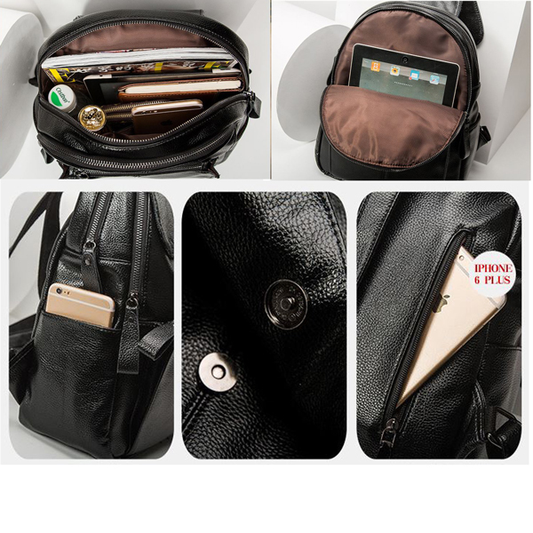 book@ cow leather!*2. leather rucksack black * limitation bag! black tender original leather annual possible to use BAG! using one's way eminent little number arrival new work! 1 jpy start 651n