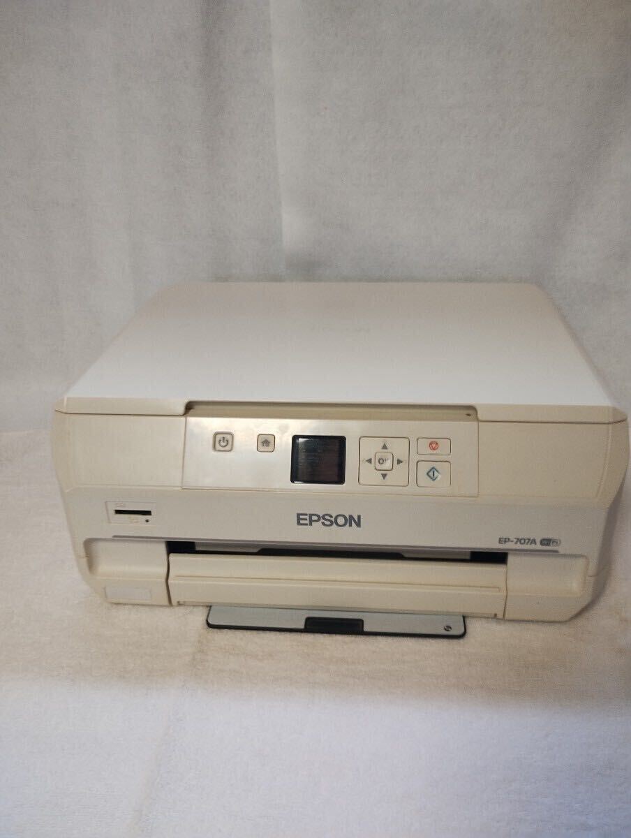 EPSON エプソン EP-707A 2014年製 インクジェットプリンター 複合機 動作品_画像1