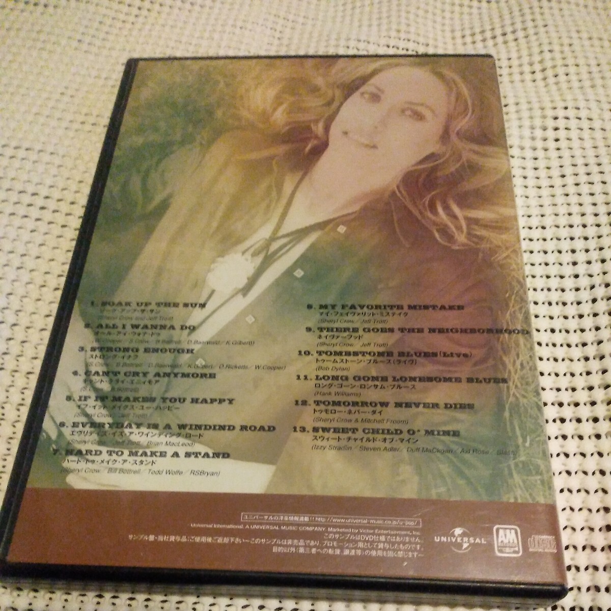 シェリル・クロウ　日本盤DVD 1993-2002ヒット曲　送料無料～