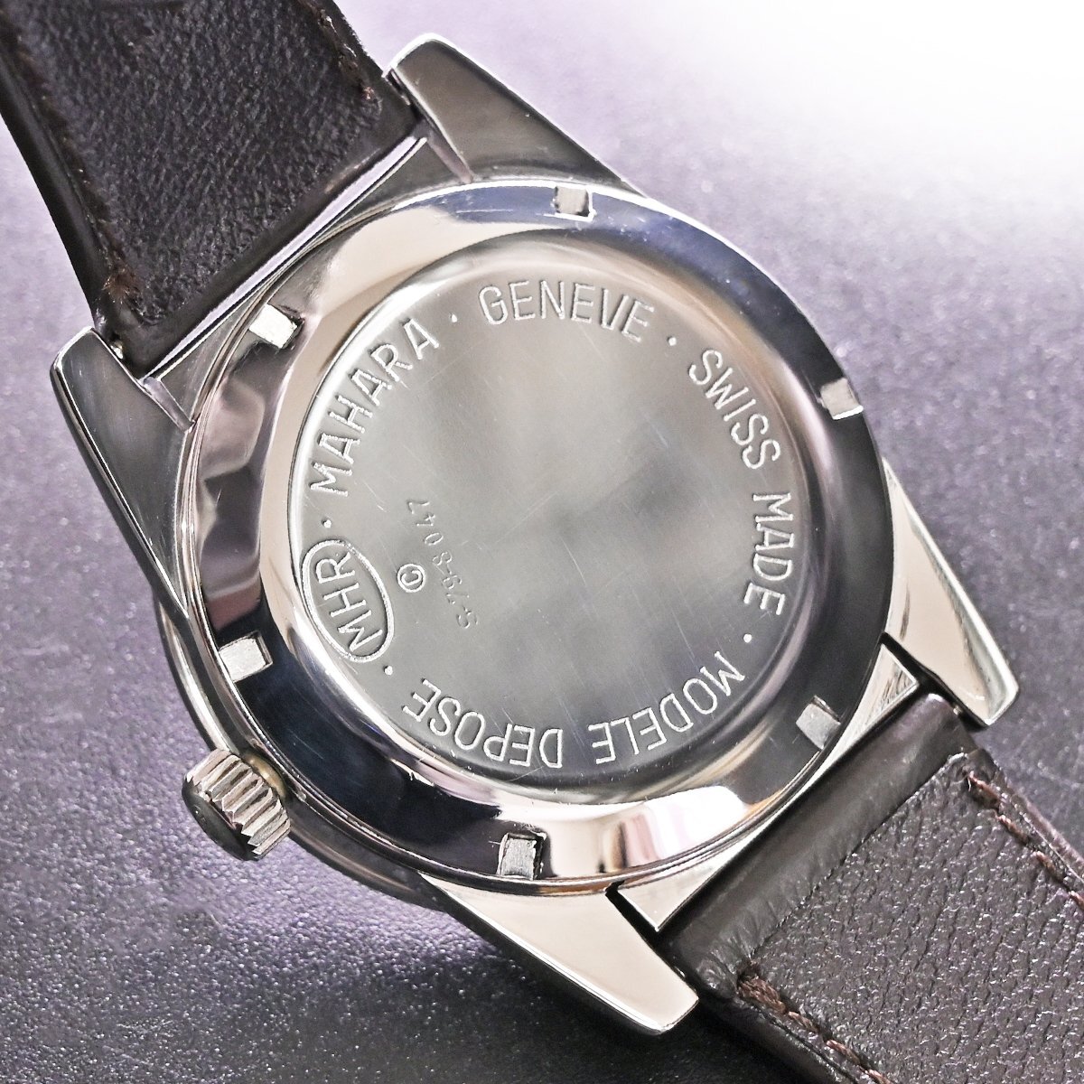  подлинный товар очень красивый товар ma - la высшее редкий Large размер spa рубин ero автоматический мужской часы мужской самозаводящиеся часы наручные часы MHR MAHARA