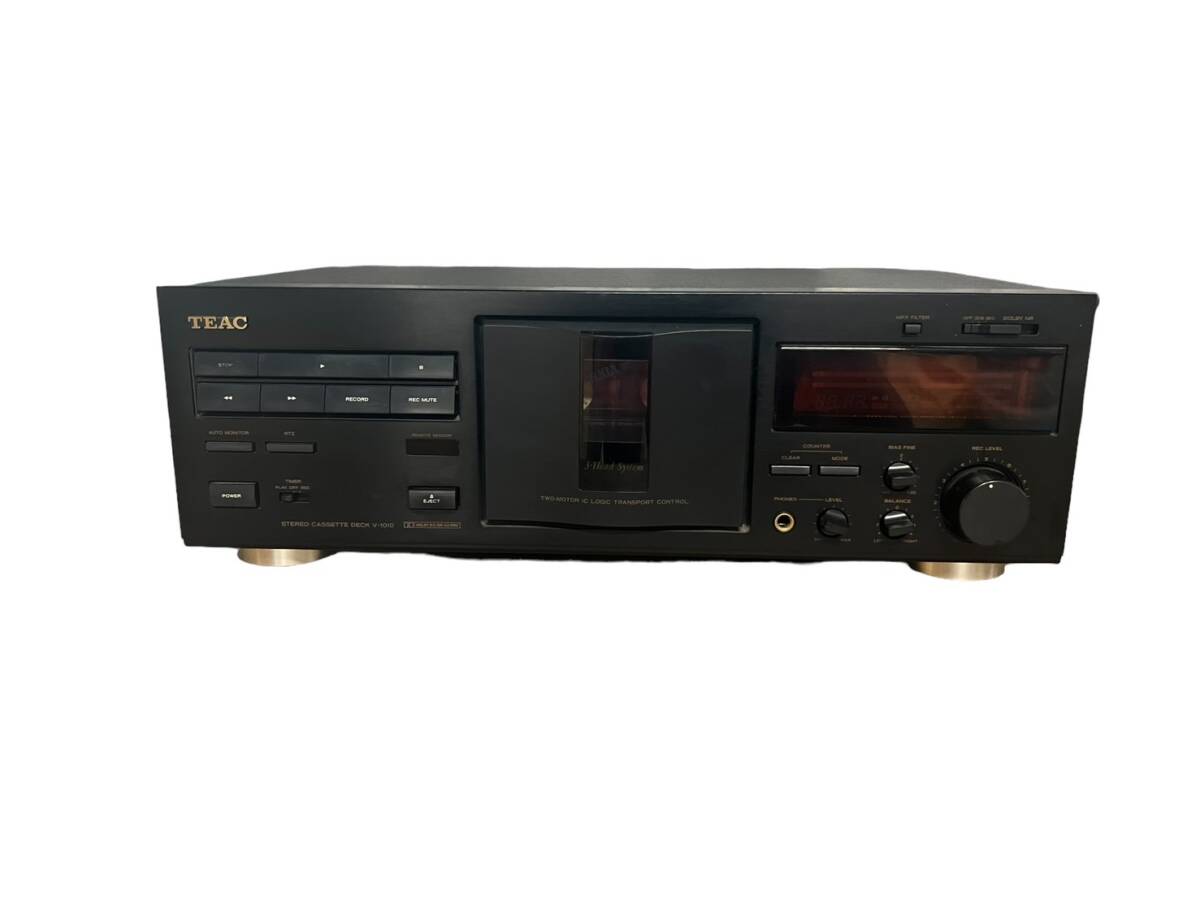 to0238 TEAC ティアック V-1010 カセットデッキ オーディオ機器 通電確認済の画像1