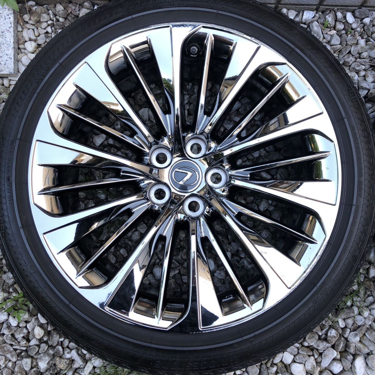  Lexus LS500 500h оригинальные колеса шина колесо 4шт.@ хромированный aluminium напыление 20×8.5J +25 5 дыра PCD120 диаметр втулки 60mm оплата при получении отправка 