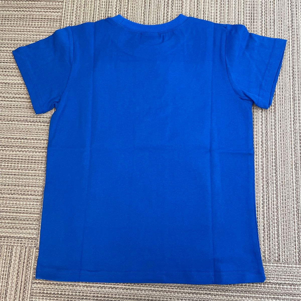 新入荷 新品子供マリオTシャツ1枚120cm スーパーマリオ半袖Tシャツ 青