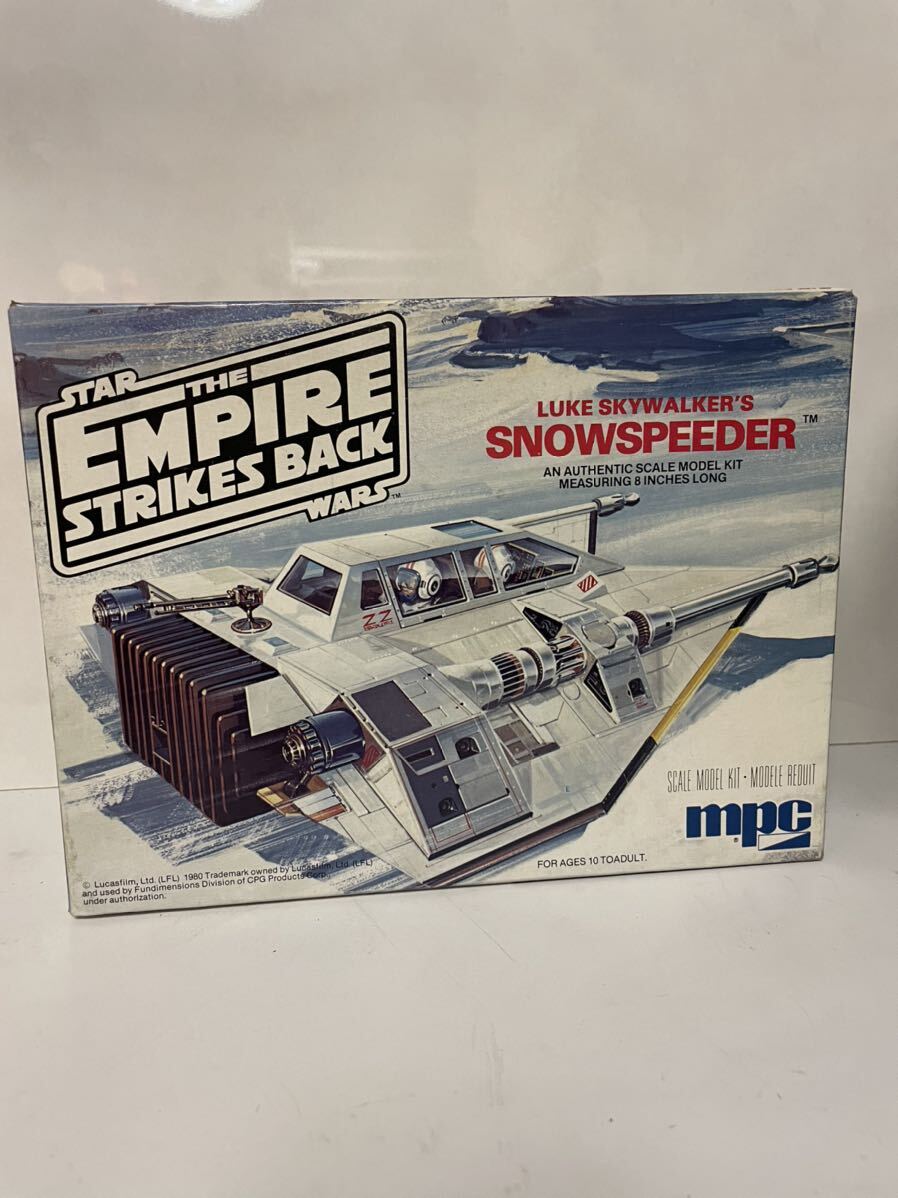 MPC Star Wars SNOWSPEEDER snow Spee da-[ The Empire Strikes Back ]EP5, Luke Skywalker*s SnowSpeeder plastic model construction settled Vintage 