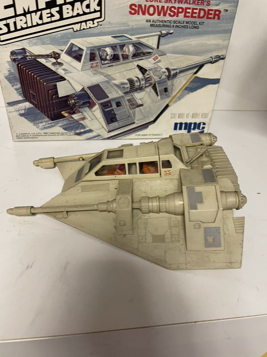 MPC Star Wars SNOWSPEEDER snow Spee da-[ The Empire Strikes Back ]EP5, Luke Skywalker*s SnowSpeeder plastic model construction settled Vintage 