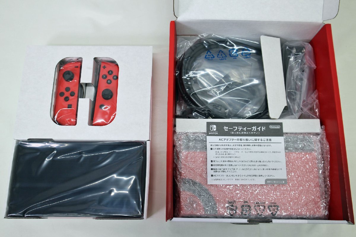 * unused goods * Nintendo Nintendo switch Nintendo Switch have machine EL model Mario red HEG-S-RAAAA (11124043006393MI)