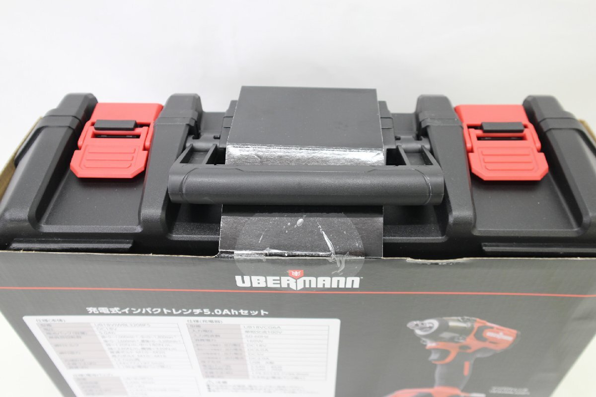 ＜未開封品＞コメリ/UBERMANN 充電式インパクトレンチ UB18VIWBL50BPCG（50224051307331GU）_画像3