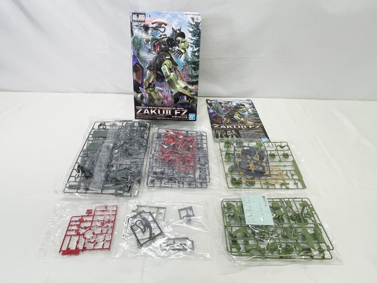 ＜中古品、未組立＞バンダイスピリッツ 1/100 RE/100 MS-06FZ ザクII改（12224050806947GU）_画像1