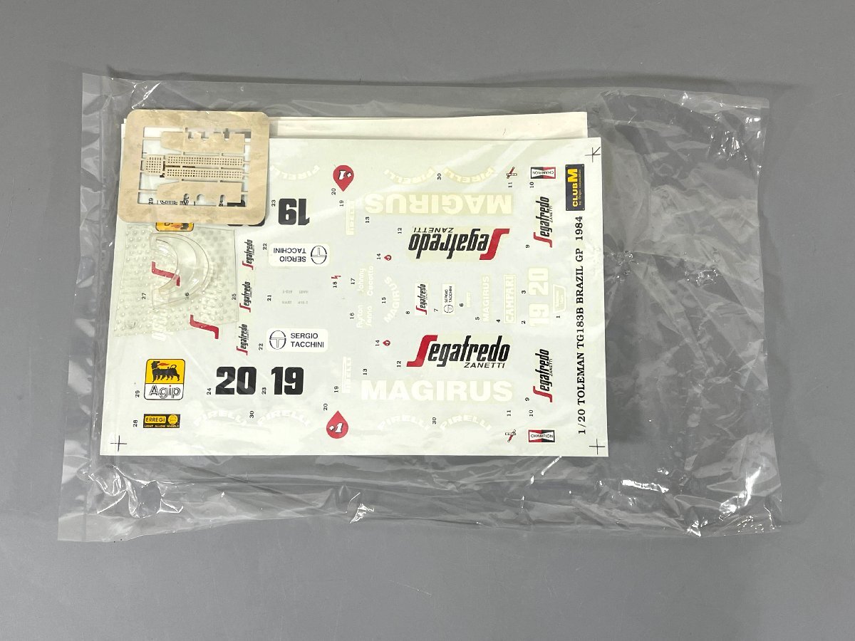 ＜未使用品＞※カビあり　CLUB M レジンキット　1/20 TOLEMAN TG183B（11024042106038RA）_※開封済み