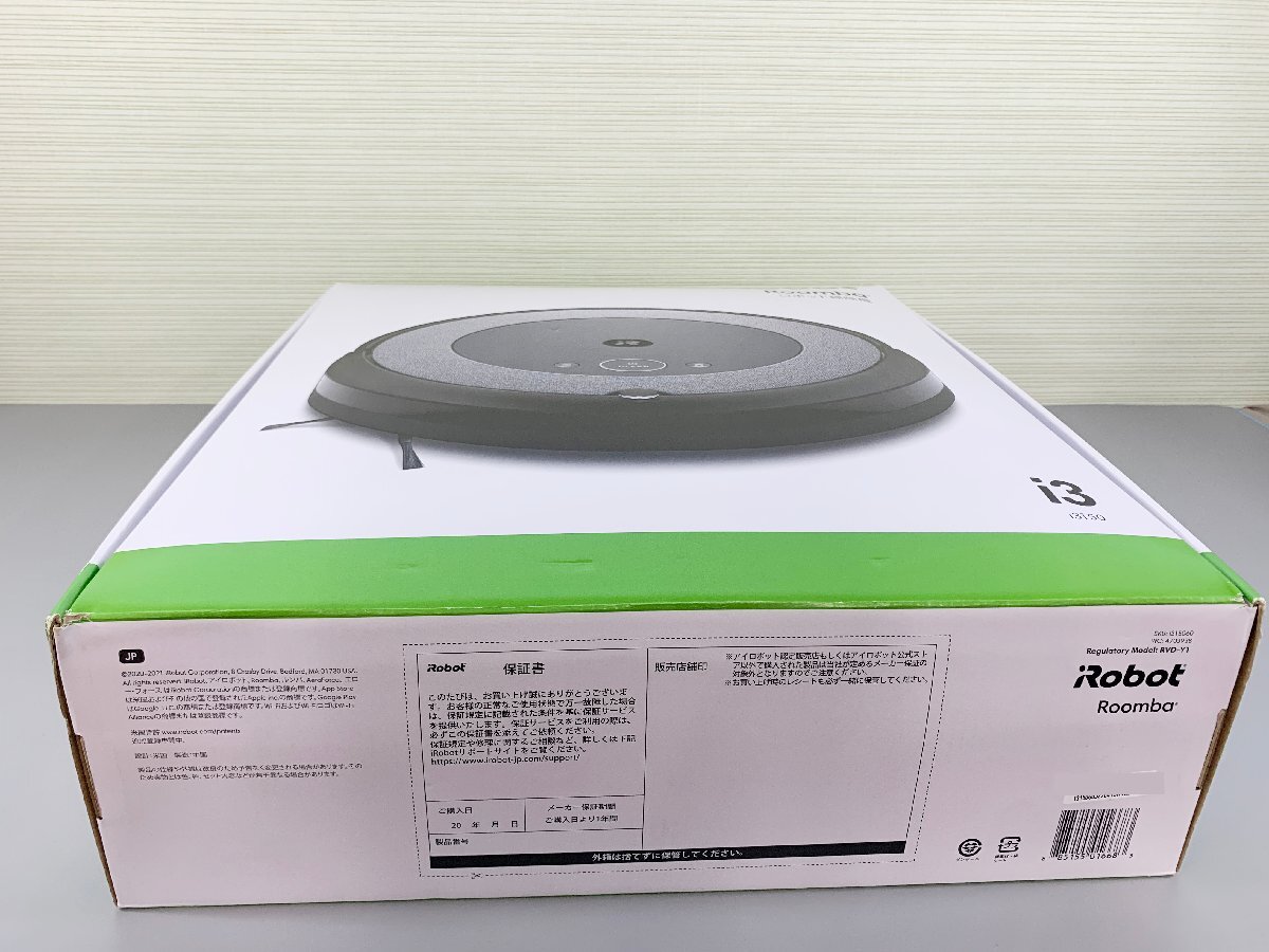 ＜未開封品＞iRobot ルンバi3（i3150) ロボット掃除機（30724051107222GU）_画像3