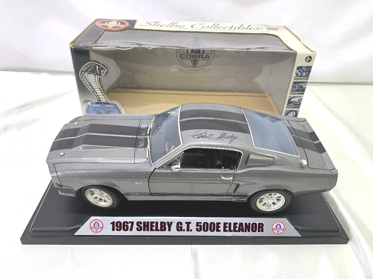 ＜中古品＞COBRA ミニカー Shelby Collectibles GT500E 1/18（60423111818388IK）_画像1