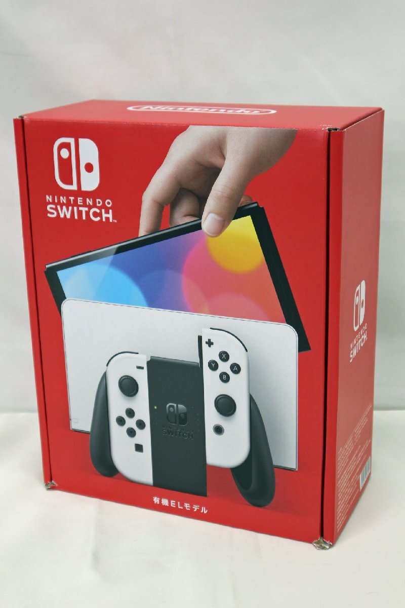 ☆未使用品☆ Nintendo ニンテンドースイッチ Nintendo Switch 有機ELモデル HEG-S-KAAAA　Joy-Con(L)/(R) ホワイト （11124042306123MI）_画像1